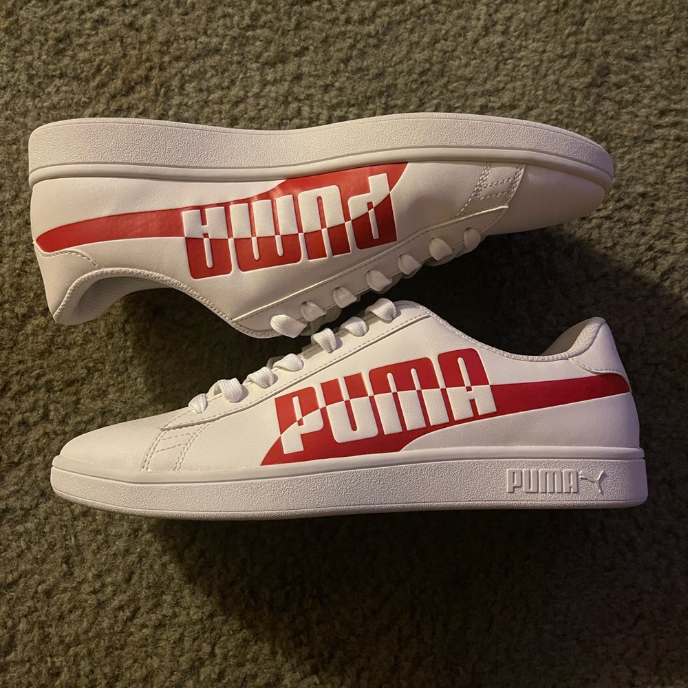 Puma - red and white
